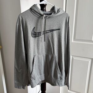 Nike Men's Heather Gray Hoodie